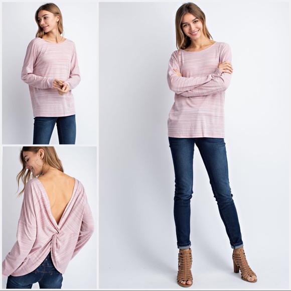 Open Back Twist Top - Picture 4 of 4